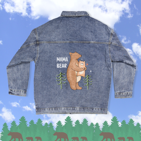 Design your own Oversized Women's DTG Denim Jacket in Photoshop!