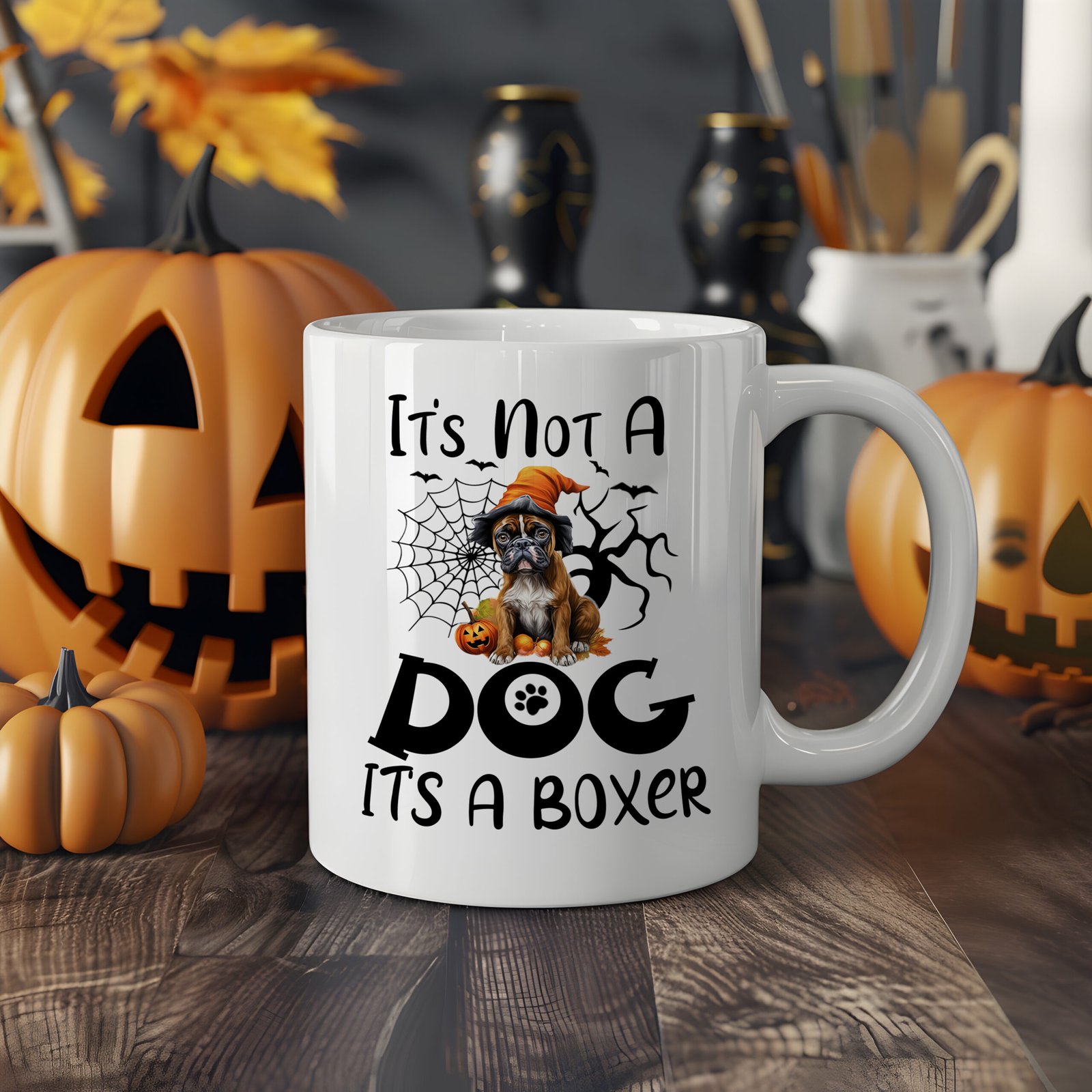 Create Spooky Gearbubble Mugs with Canva Editable Templates!